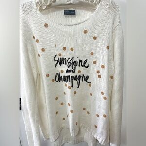 Wooden Ships cotton knit sweater